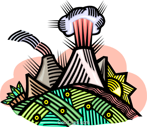 Nuclear Energy Royalty Free Vector Clip Art Illustration - Weathering (480x416)