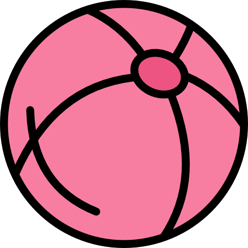 Beach Ball Free Icon - Ball In The Family (512x512)