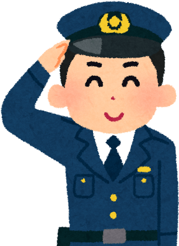 警察 - 警察 官 イラスト や (514x514)