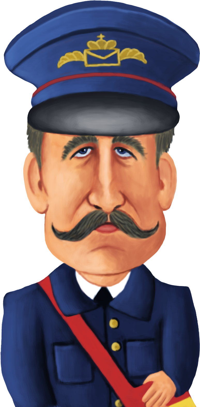 Postman - Military Officer (1180x1670)