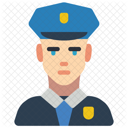 Male Police Officer Icon - Police Officer (512x512)