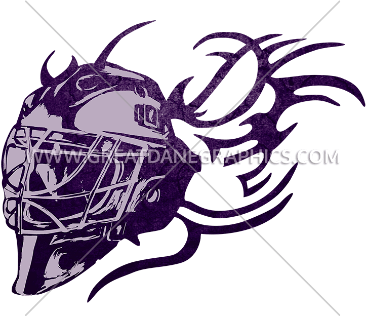 Tribal Goalie Mask Stylized - Illustration (825x623)