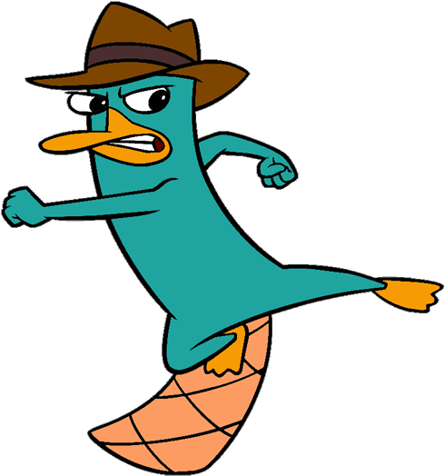 Platypus Clipart Perry - Phineas And Ferb Clipart (500x530)