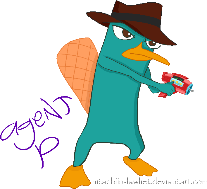Agent P By Hitachiin-lawliet - Cartoon (800x671)