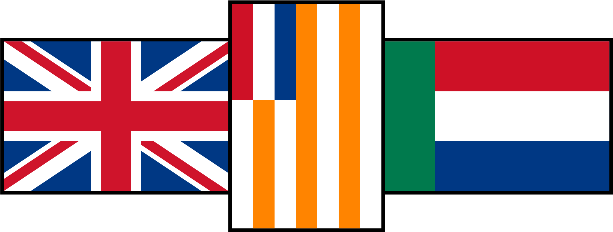 Flag Of South Africa 1928-1994, Small Flags - Old South African Flag (2121x841)