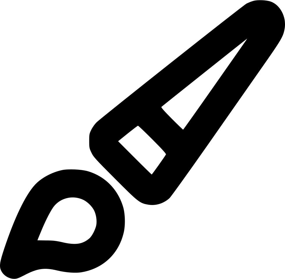 Art Brush Color Design Draw Drawing Paint Paintbrush - Drawing (980x958)