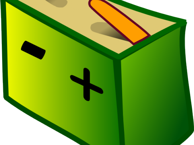 Battery Clipart Vehicle Battery - Battery Clip Art (640x480)