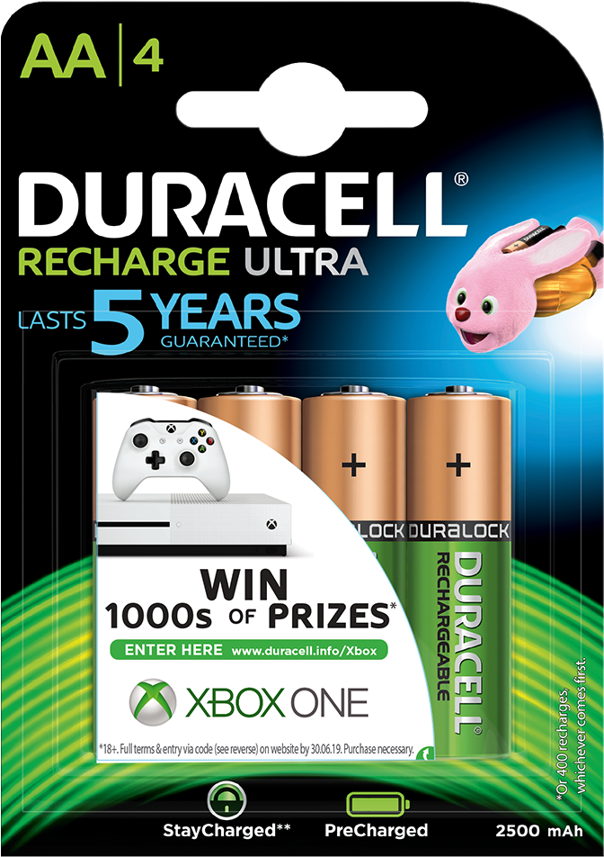 Recharge Ultra Aa Batteries - Duracell Rechargeable Hr6 Battery - Aa - Nickel Metal (1000x1000)