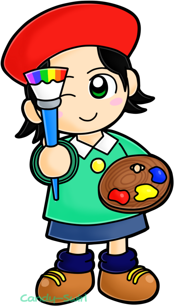 Adeleine By Candy-swirl - Kirby 64 The Crystal Shards Adeleine (777x1027)