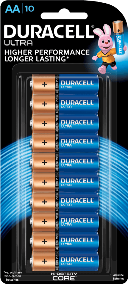 Ultra Alkaline Aa Batteries - Duracell Aa Ultra Batteries (1000x1000)