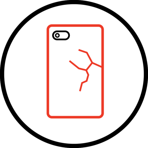 Back Glass Repair For Samsung Galaxy S6 - Sad Face Clip Art (480x480)