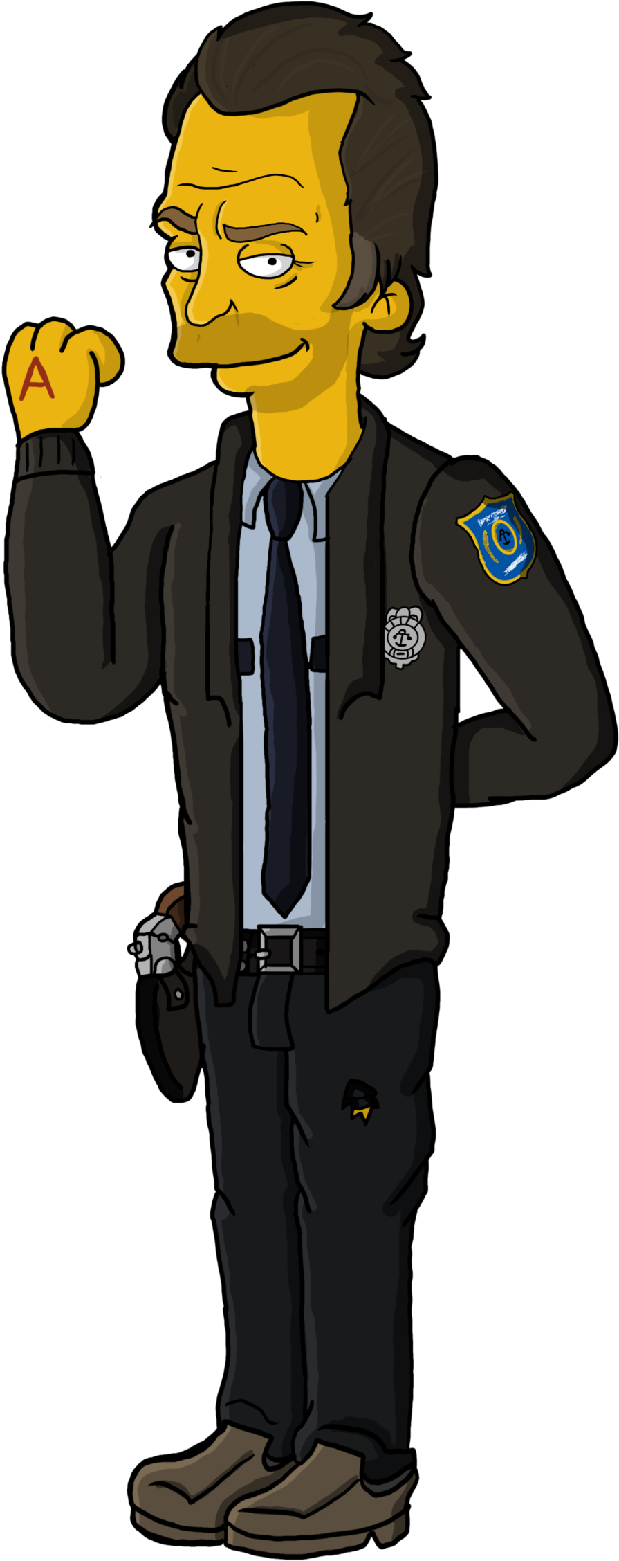 Spencer Monroe - Simpson Star War Deviantart (1024x2309)