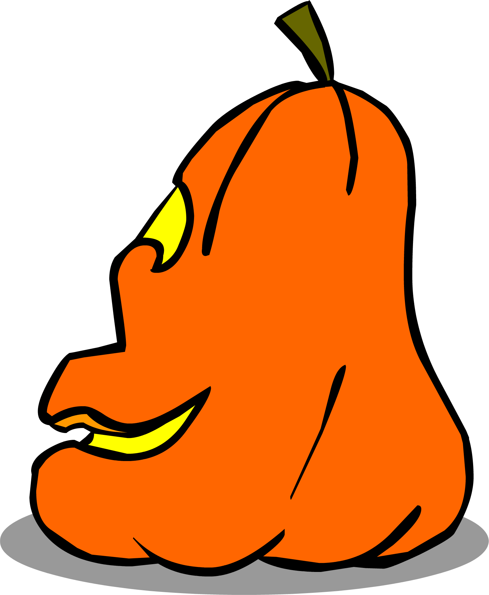 Silly Jack O Lantern Sprite 003 - Silly Jack O Lantern Sprite 003 (1570x1910)