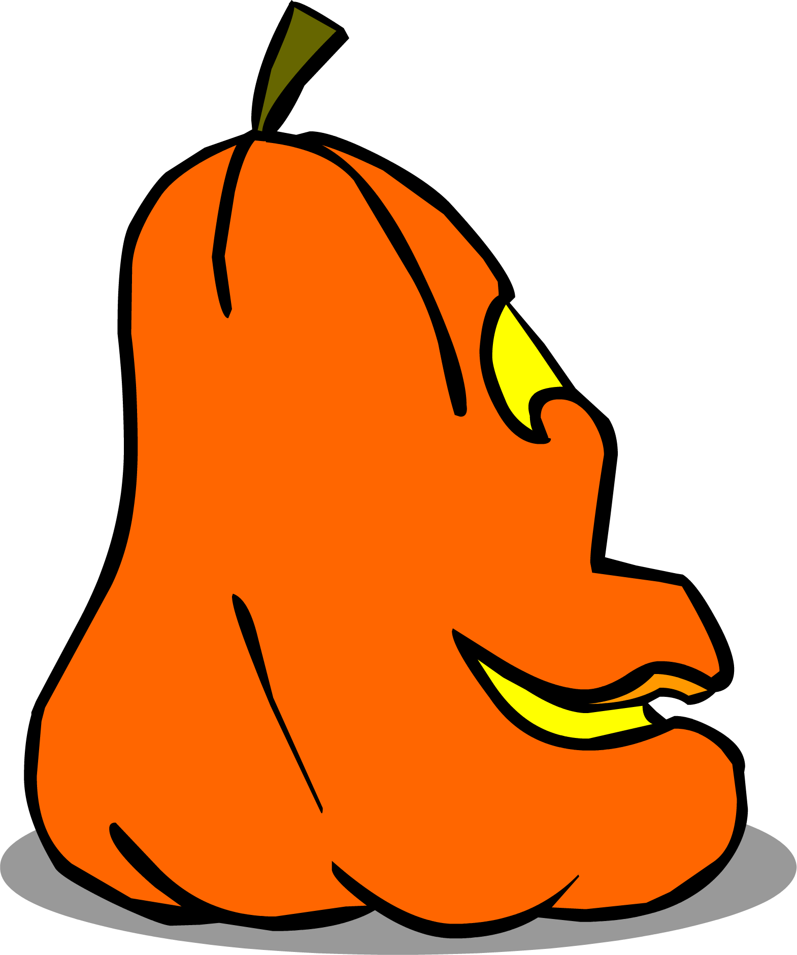 Silly Jack O Lantern Sprite 006 - Jack-o'-lantern (1570x1883)