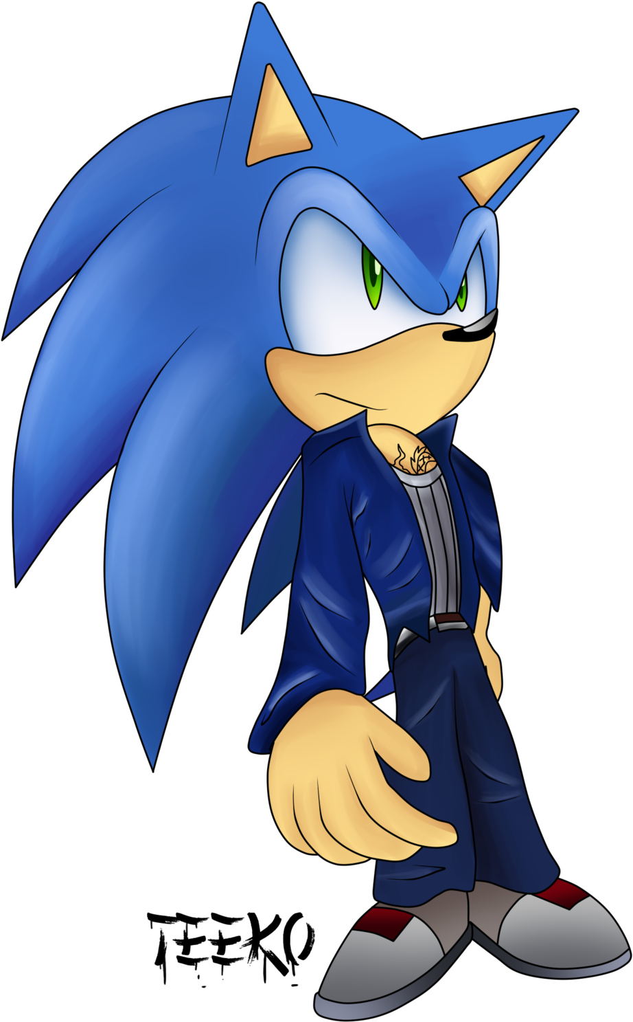 Sonic - Sonic The Cop (1024x1536)