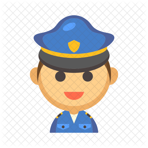 Policeman Icon - Police Officer (512x512)