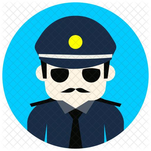 Policeman Icon - Police Officer (512x512)