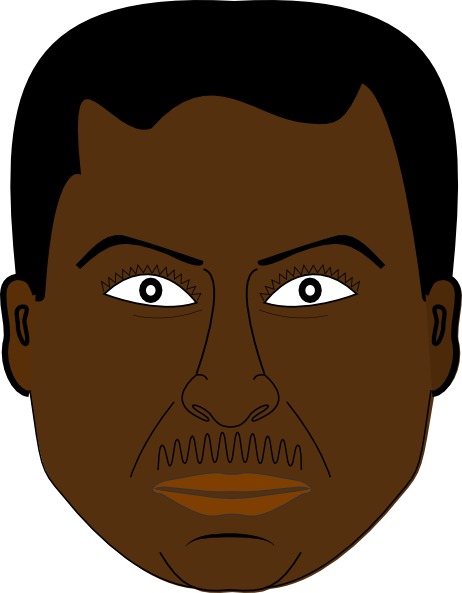 A Policeman Placing Handcuffs On - Clip Art Black Men (462x593)