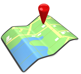 Contatti-dove Siamo - Donde Png (386x338)