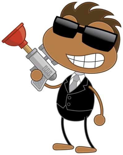 Poptropica Secret Agent - Cartoon (398x500)