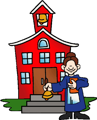 Hen866cuq Brick House Clipart - School House Clip Art (400x504)