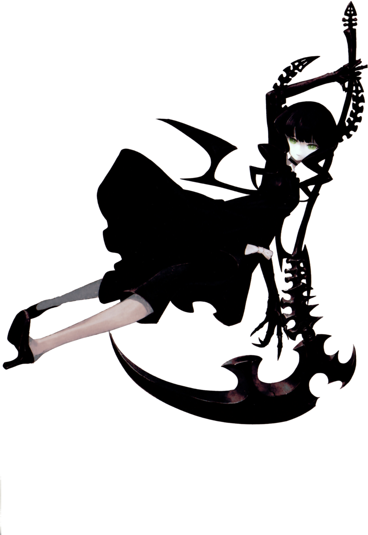 Black Rock Shooter Render By Bloomsama - Black Rock Shooter Dead Master (744x1073)