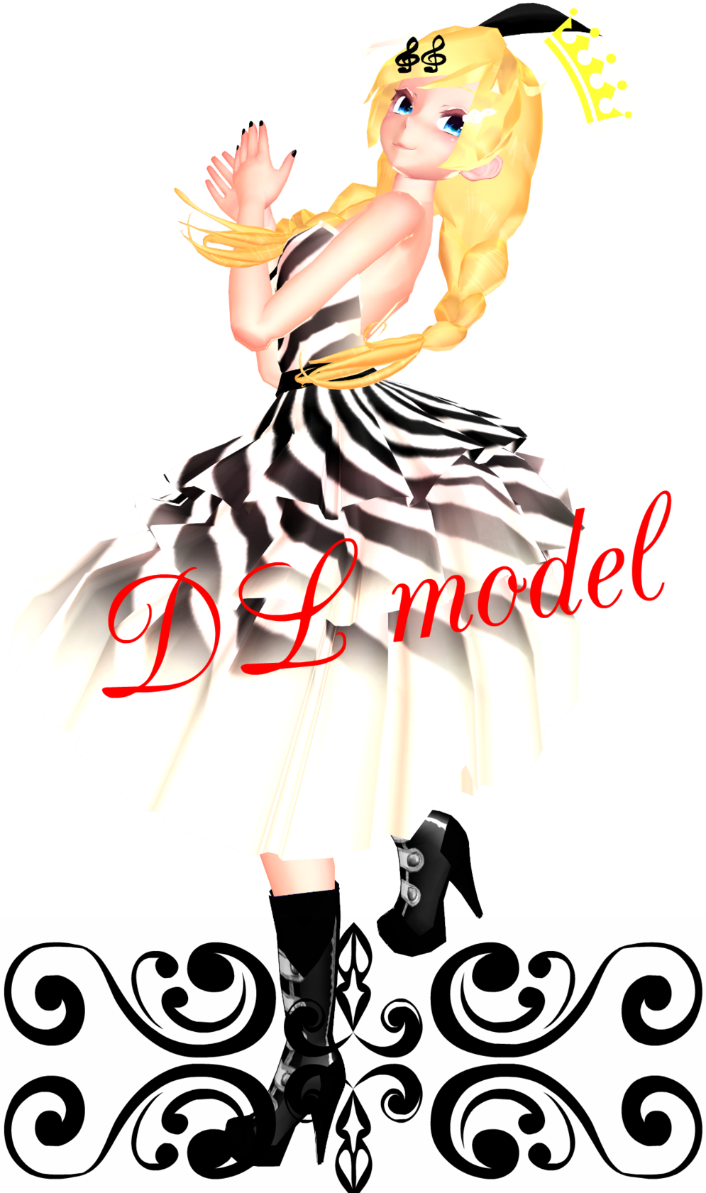 {mmd}illusion Rin [dl] By Ruuk-kagura - Driver's License (1024x1688)