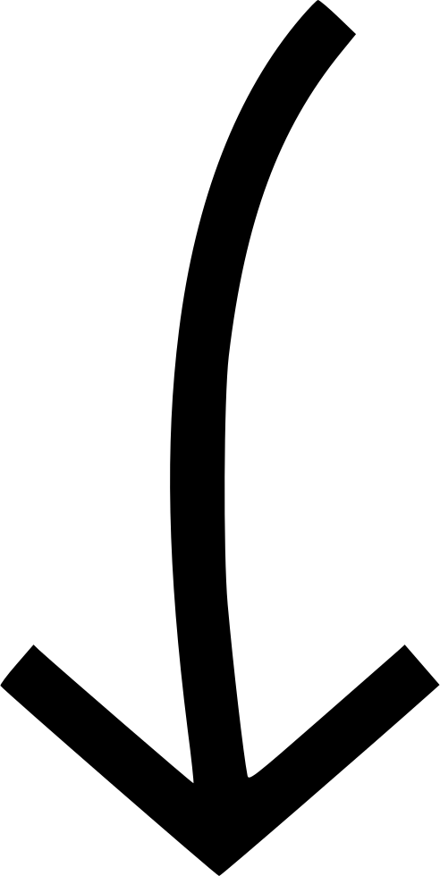 Arrow Pointing Down Comments - Arrow Pointing Down (492x980)