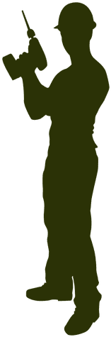 Construction Worker Silhouette 1 Transparent Png - Construction Worker Silhouette (512x512)