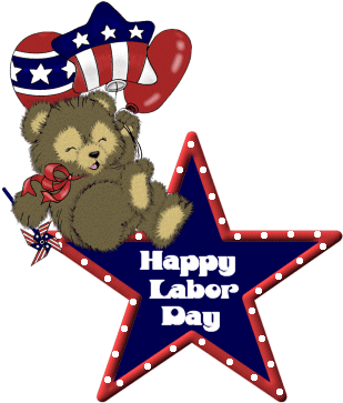 Labor Day Holiday Animated S Page 1 Graphics Grotto - Happy Labour Day Gif (334x373)