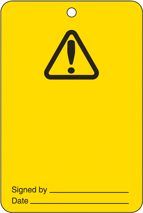 Brady Lockout Tag Large Economy - Traffic Sign (800x800)