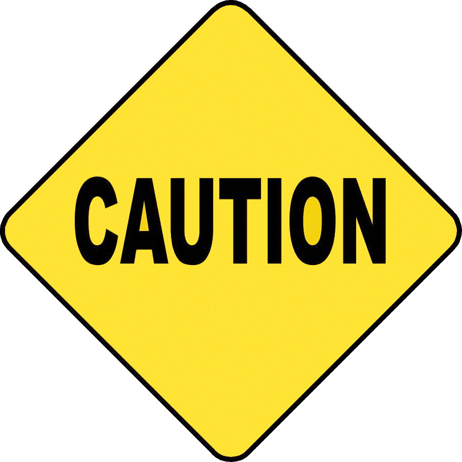 Caution Sign Icon - Zones Of Regulation Triggers (908x908)