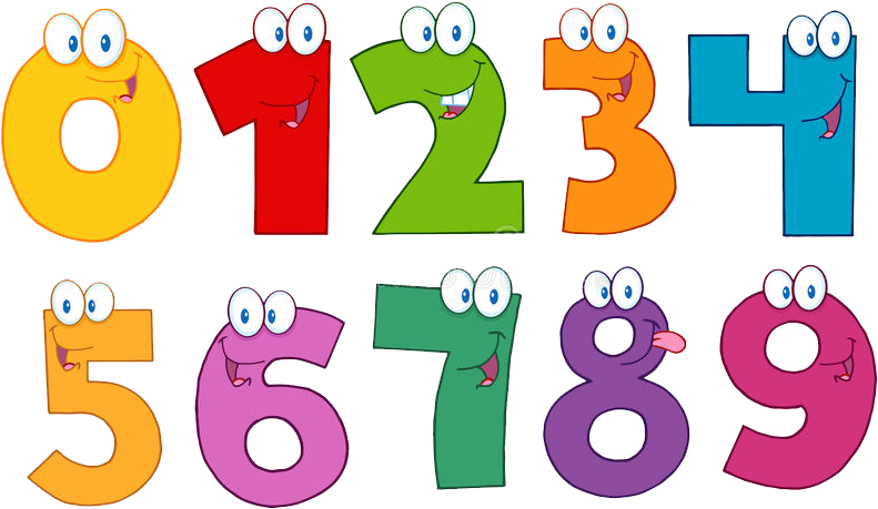Numbers Png Cartoons - My First Numbers Colouring Book ( Crazy Colouring (800x469)