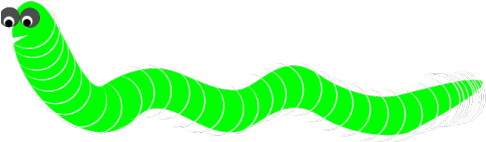 Worms Clipart Straight - Gummy Snake Transparent Background (640x480)