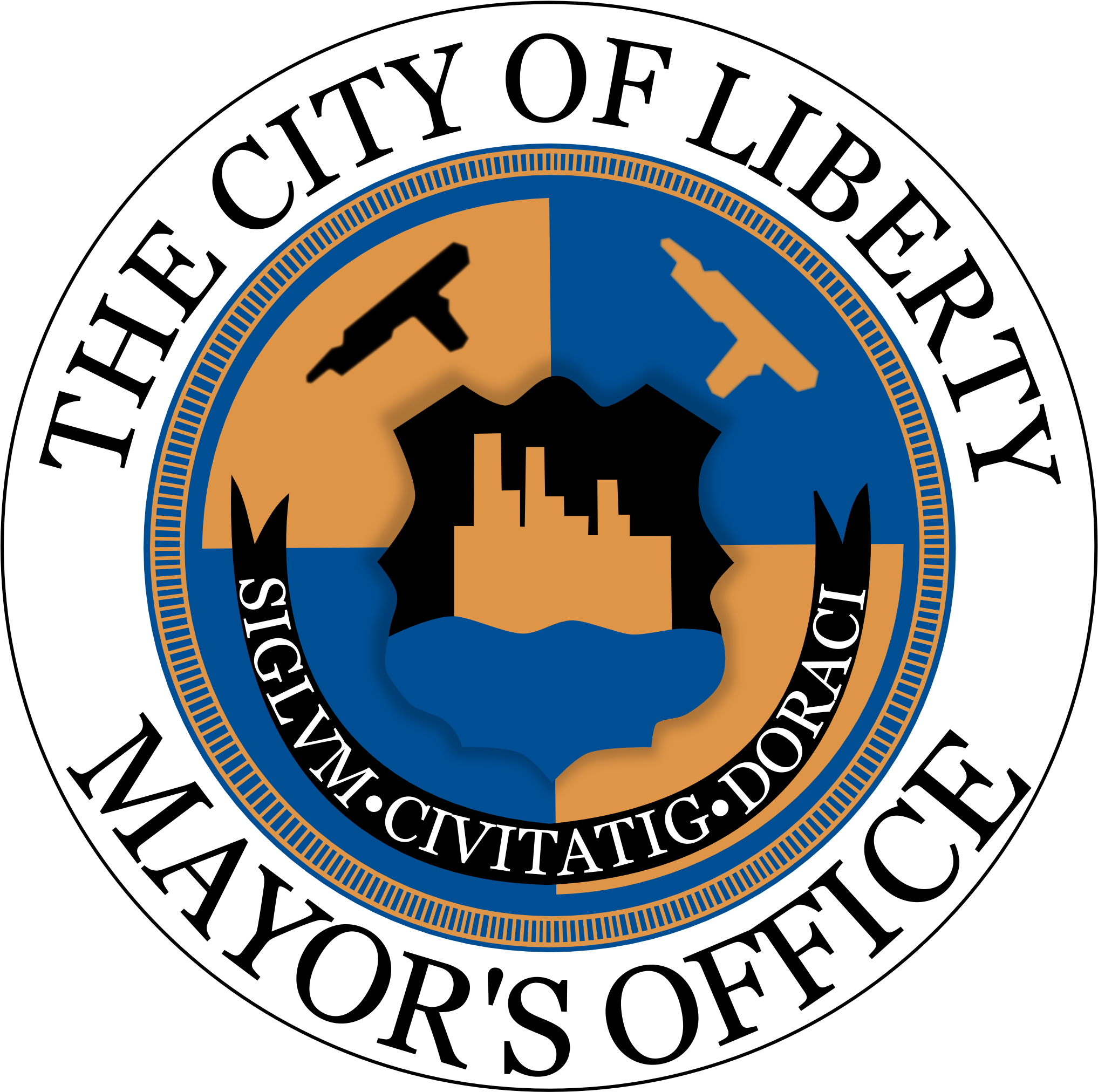 Mayoralty Of Liberty City In 3d Universe - National Security Agency Seal (2048x2066)