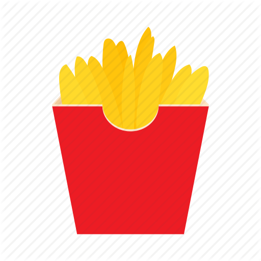 Cartoon French Fries - Cartoon Fries (512x512)