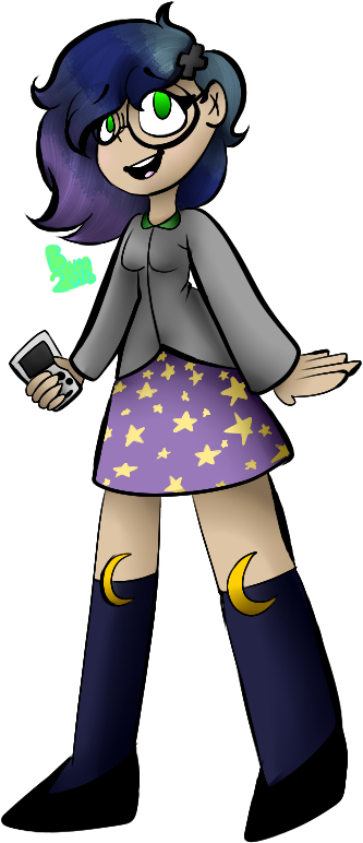 Aesthetic Gacha Reveal 2 By Purple-laughter - Cartoon (415x803)