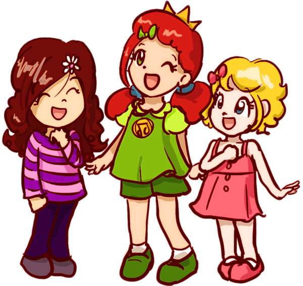 Tri-laugh By Kriscg - Cartoon (600x565)