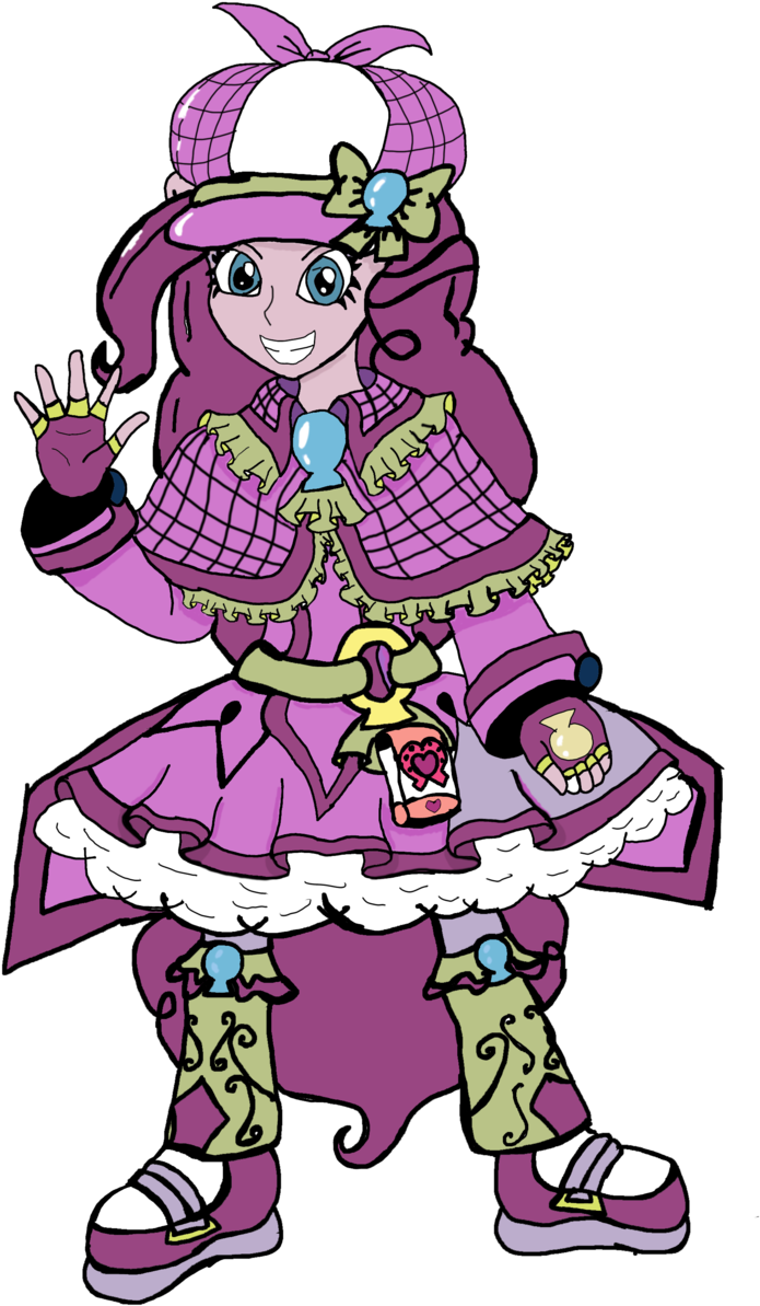 Pokecure123, Cure Laughter, Equestria Girls, Magical - Cartoon (1024x1341)