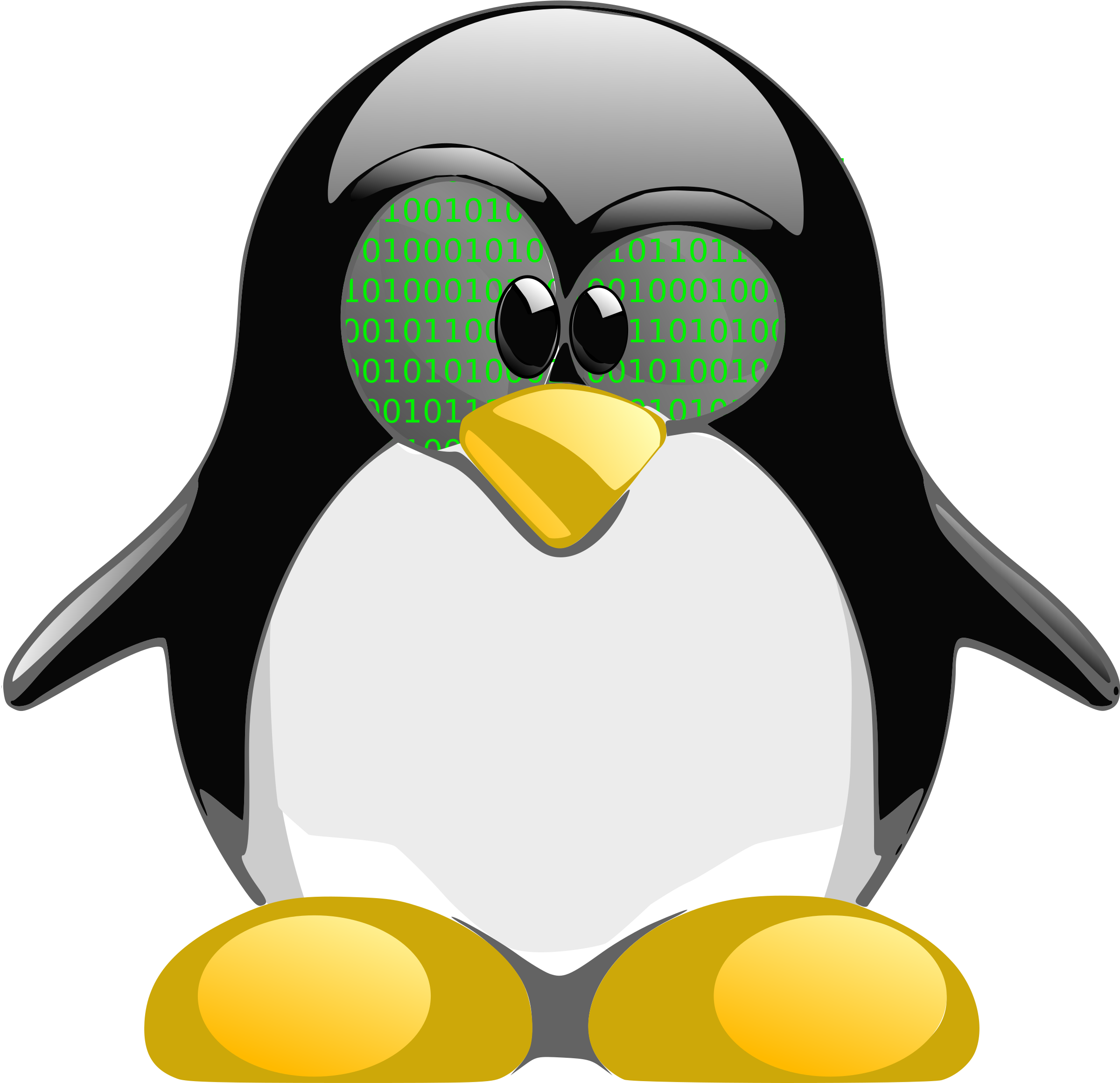 King Penguin Clipart Linux - Webp File (2400x2320)