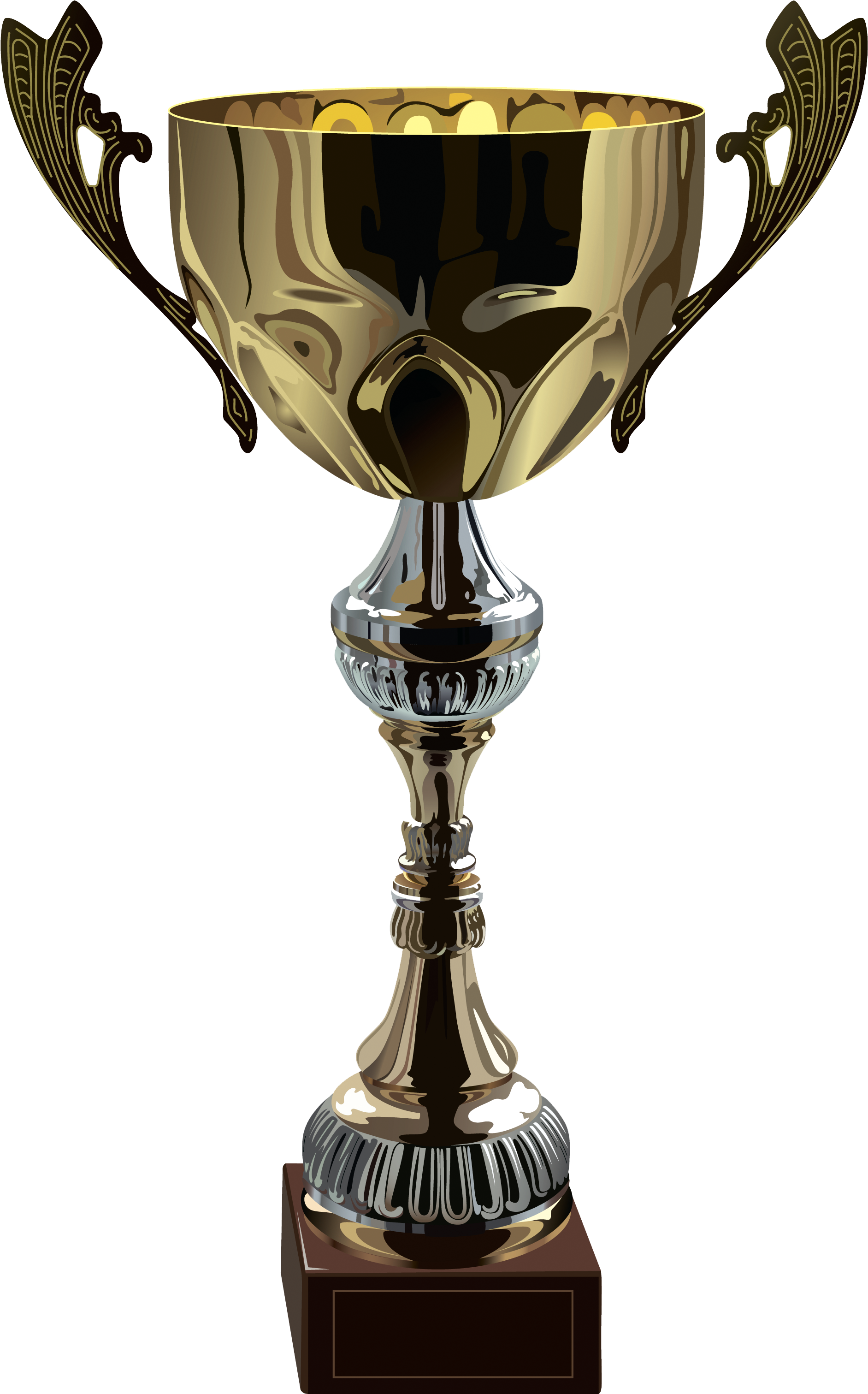 Gold Cup Trophy Png Clipart Imageu200b - Cricket World Cup Png (2108x3200)