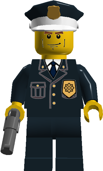 Police Officerhc - Police Officer Lego Cop (431x615)