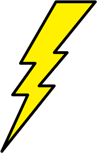 Harry Potter Lightning Bolt Clip Art For Kids - Eclair Dessin (384x600)