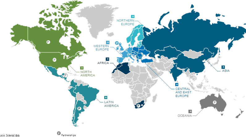 Ald Automotive International Aporta A Sus Clientes - World Map Wallpaper Grey (795x474)