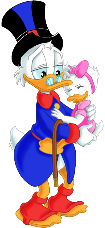 Webbigail Vanderquack Images Webby & Uncle Scrooge - Ducktales Scrooge And Webby (355x759)