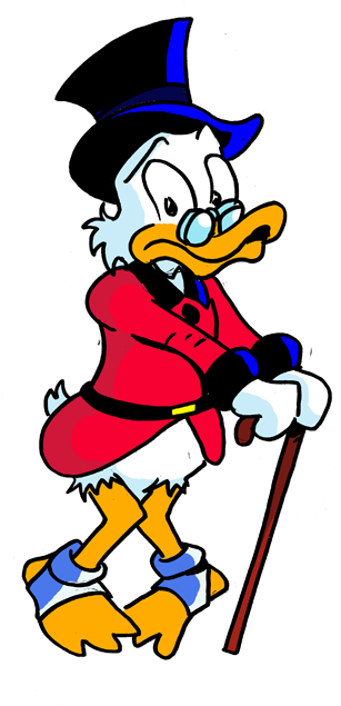 Tio Patinhas, Uncle Scrooge, Papaeron De Paeroni By - Cartoon (476x699)