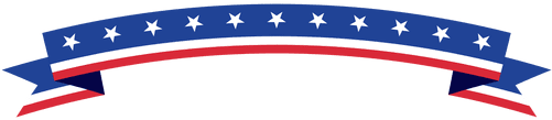 Curved Folded Usa Ribbon Transparent Png - Evan Mcmullin Für Präsidenten Spiral Notizblock (512x512)