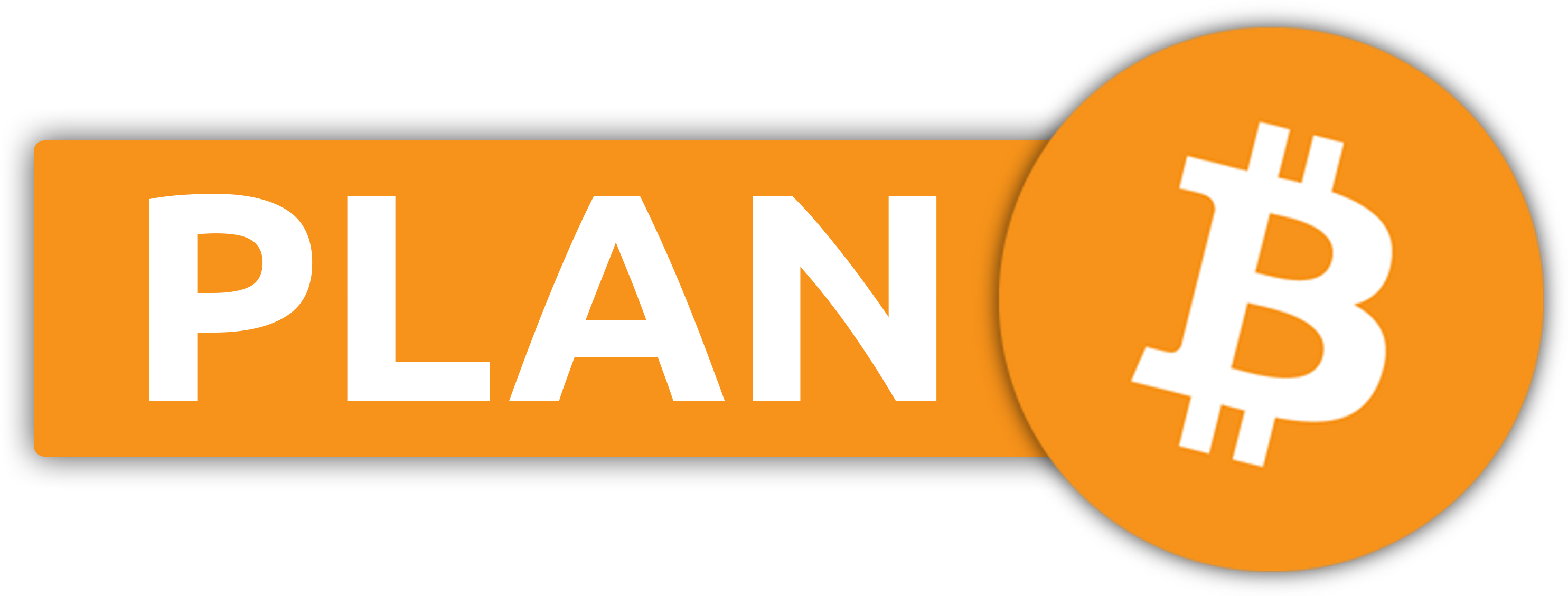 Grab A Pickaxe And Start Digging For Emeralds In Minecraft - Plan B Bitcoin Logo (3080x1260)