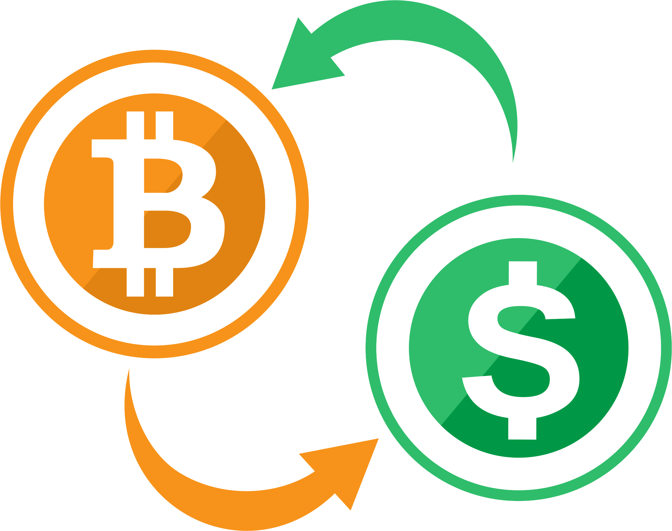 Bitcoin Instant Exchange Cashout Bank Account - Bitcoin Logo Greeting Card (2311x1826)
