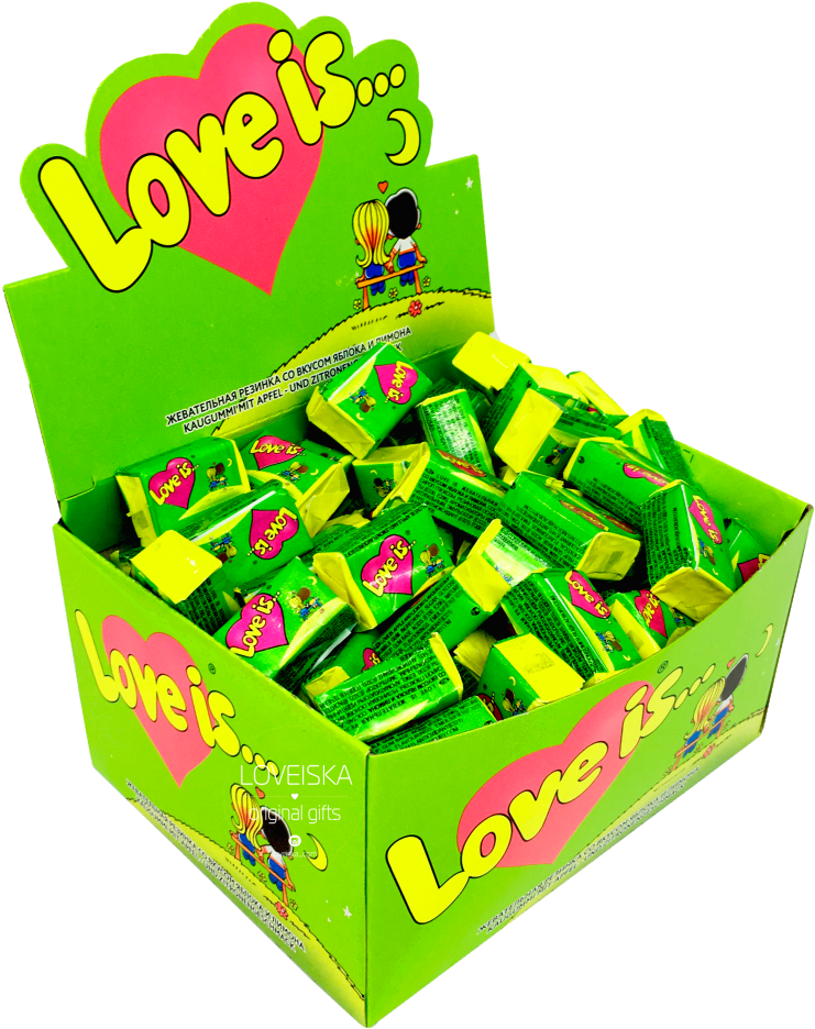 Pink Gum Sticky Free Png And Clipart - Жвачки Love Is Png (2953x2953)